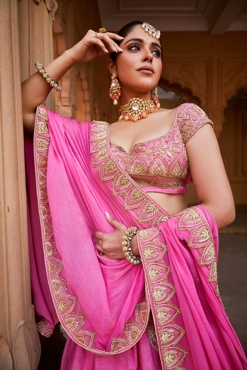 PETAL ADORNED LEHENGA